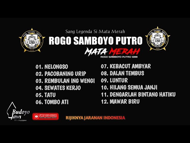 FULL MP3 JARANAN ROGO SAMBOYO PUTRO | RSP 1289 | NYAMPLENG GAWE JAMPI SAYAH class=