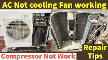 👌AC not cooling but fan working. Split AC. Compressor not start how many reason Repair Learn