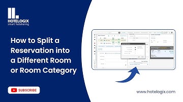 How to Split a Reservation into a Different Room or Room Category | Hotelogix