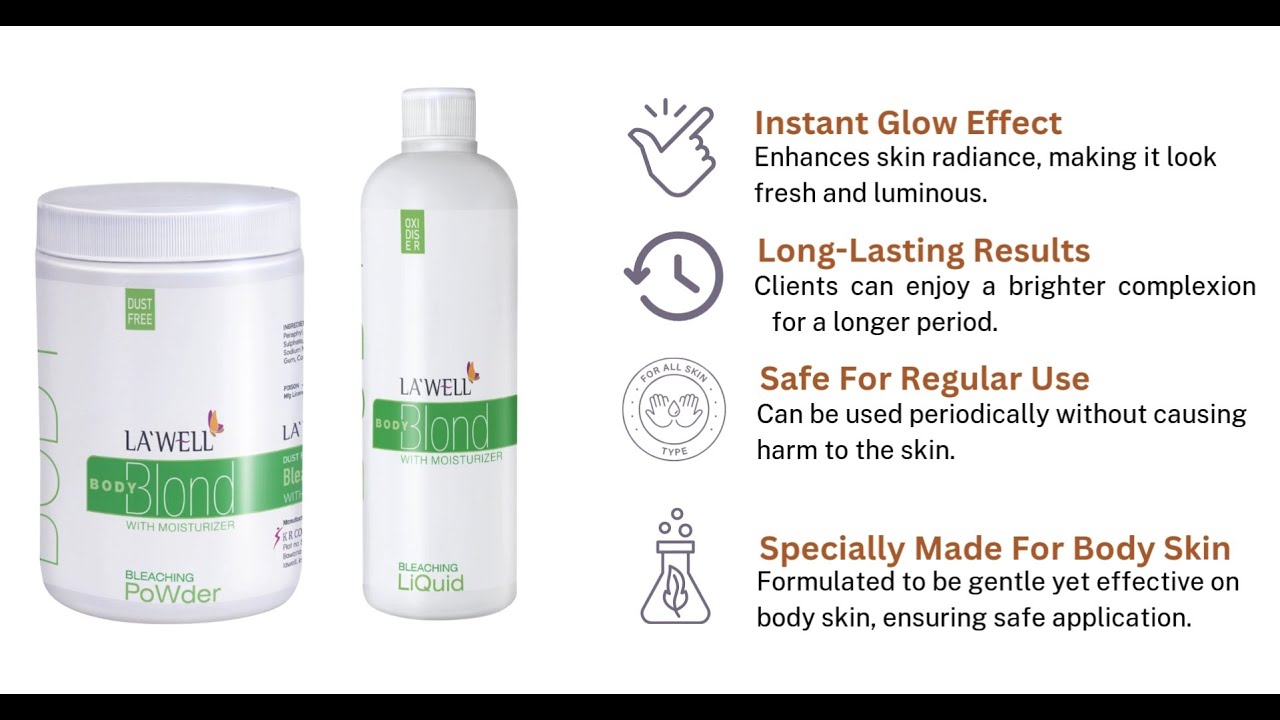 LA'WELL PROFESSIONAL BODY BLOND TUTORIAL