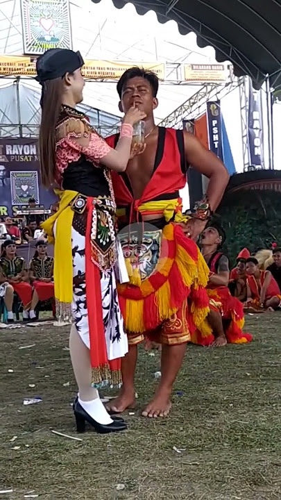 ROMANTIS DUET BUJANG GANONG JATHIL #shorts #shortsfeed #viralshorts #bujangganong #jathilan #reog