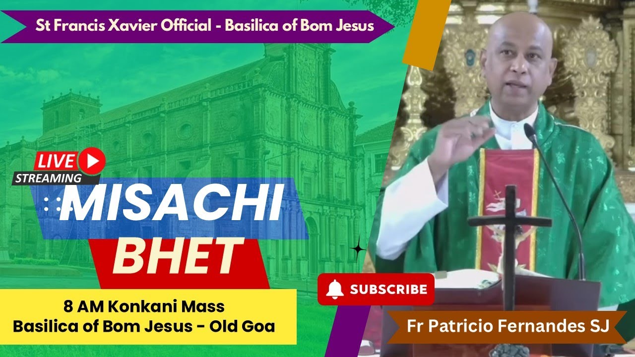 6 AM Konkani Mass | Budvar - Sadea Kallachem 28vem Satollem |Basilica of Bom Jesus | 15 October 2025