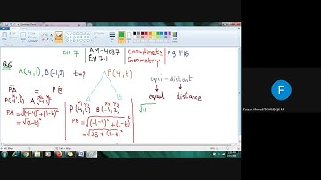 Grade 9- Add Maths 4037- Coordinate Geometry- Ch 7, Ex 7.1, Q6