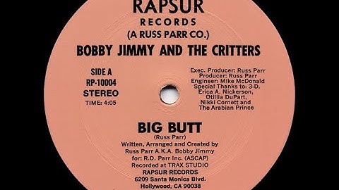 BOBBY JIMMY & THE CRITTERS - BIG BUTT (VOCAL VERSION)