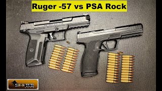 Battle of the 5.7 Pistols: Ruger57 vs PSA 57 Rock