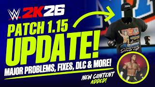 WWE 2K26 Patch 1.15: Full Details, New Personas, Extra Content, Fixes & More!