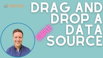 Drag and Drop a Data Source Into a Tableau Workbook (Quick Tip)