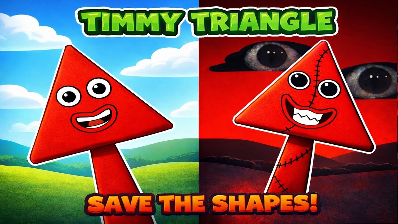 Timmy's Triangle Math My Sprunki OC: Timmy Triangle (from Save The Shapes & Alphabet Lore ...