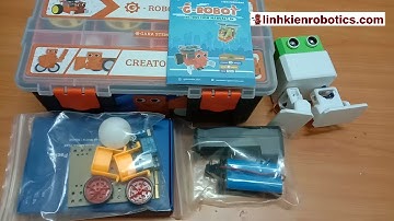 Giới thiệu bộ Kit G-Robot Creator + Essential Addon + Cơ cấu bắn bóng- Robot cho mọi người