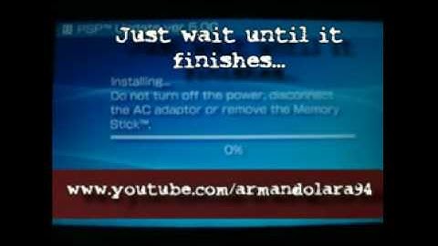 5 00 M33 6 CFW Installation Easy and Fast 100% Safe UPDATE TO M33 6