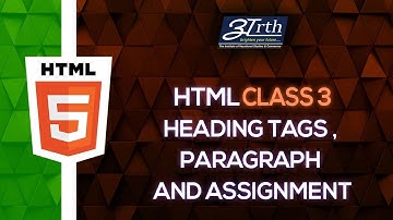 html heading tag tutorial - html paragraph tag tutorial - Lesson 3