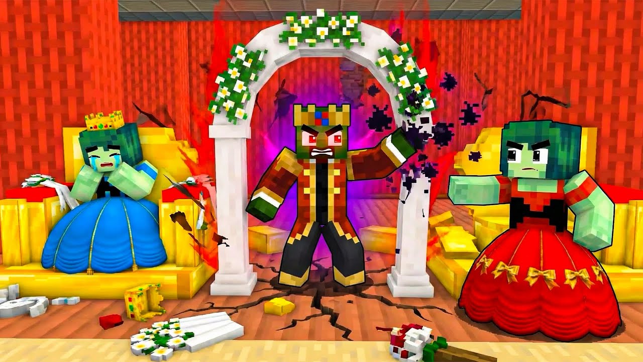 BIE JAHAT! Menghancurkan Pernikahan Adik Sendiri Demi Mendapatkan Zombie? | Minecraft