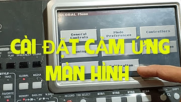 HƯỚNG DẪN KHẮC PHỤC LỖI BỊ SAI CẢM ỨNG VÀ CÁCH CÀI ĐẶT LẠI CẢM ỨNG MÀN HÌNH TRÊN ĐẦN KORG