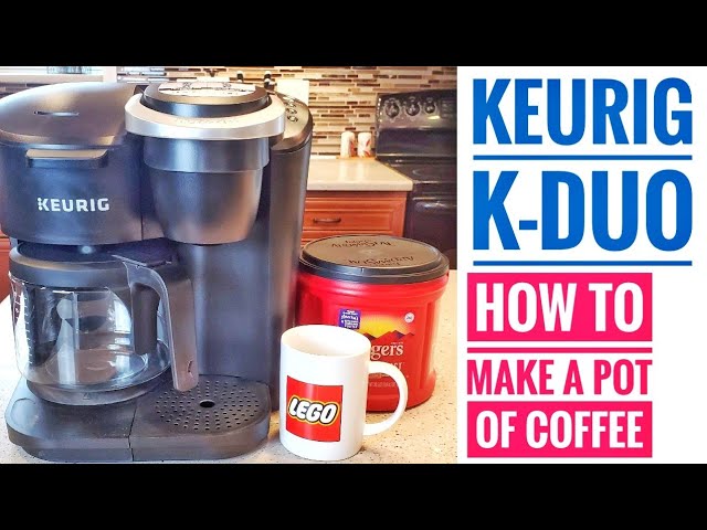 Keurig K-Duo Plus 5200 Pods Craft Cups Coffee Maker Brews 1 Cup or