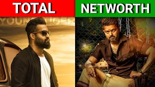 10 Most Popular South Actor Total Net-Worth 🔥😱 || South vs Bollywood || #shorts #networth