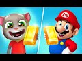 Talking Tom Cat vs Super Mario Run Talking Tom Gold  Talking Tom Cat vs Super Mario Run Talking Tom Gold