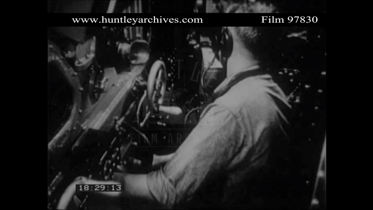 Ship Radar, World War Two. Archive film 97830 YouTube