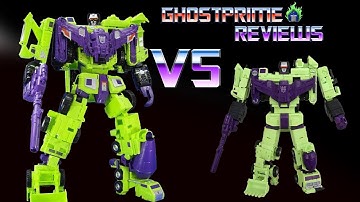 Studio Series Devastator VS Combiner Wars Devastator