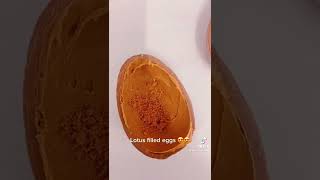 Lotus biscoff filled egg