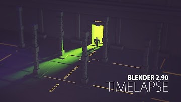 LOWPOLY Cube World #04 | CUBE TEMPLE | 3d Blender Speed Modeling | 3d Environment Art | Aztec Ruin