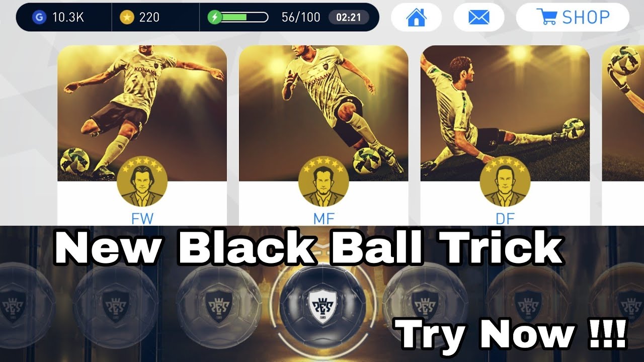 New Black Ball Trick For Regular Agent Box Draw | PES 2018