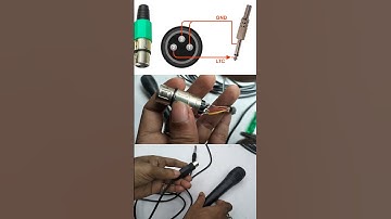 XLR Condenser Microphone connection 🎤🎙️