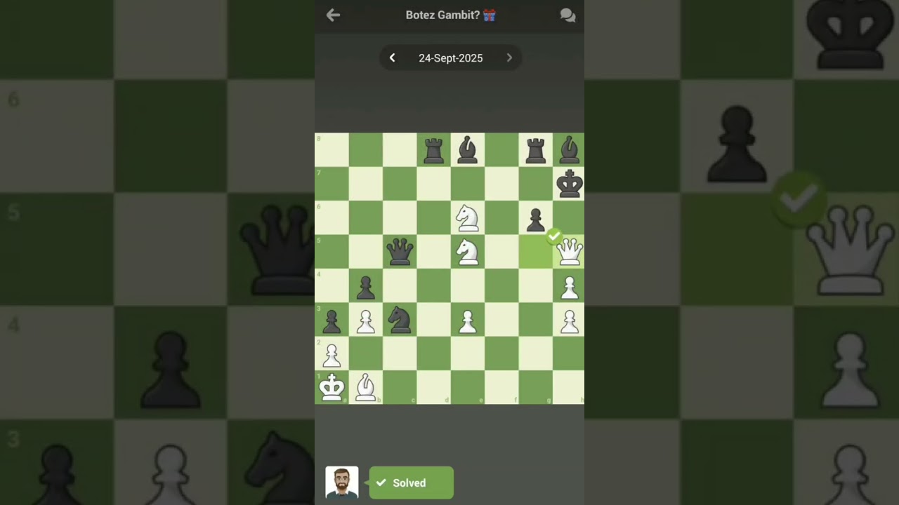 Botez Gambit!! chess Puzzle solution series 