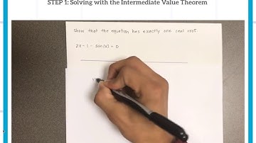 How to prove that the function has exactly one real root