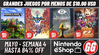 Juegazos por menos de $10.00 USD | Promociones Nintendo Switch | Mayo Semana 4