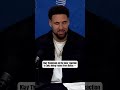 Klay Thompson is unbothered by the Mavs fans' reaction to the Luka trade 😯