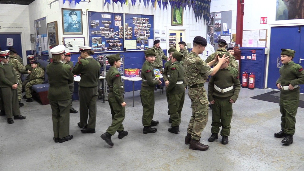 Ant visits the Royal Marine Cadets in Portsmouth - YouTube
