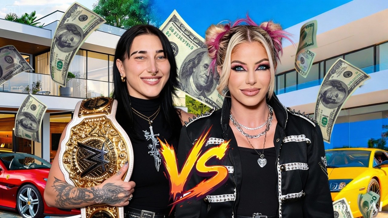 Alexa Bliss vs Rhea Ripley: ¿QUIÉN ES MÁS RICO?