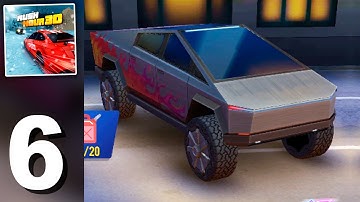 Rush Hour 3D - Cybertruck Unlocked - Gameplay Walkthrough Cyber Mode (Android)