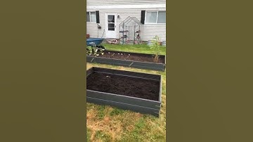 #trexdeck board ideas we used leftovers to make garden beds