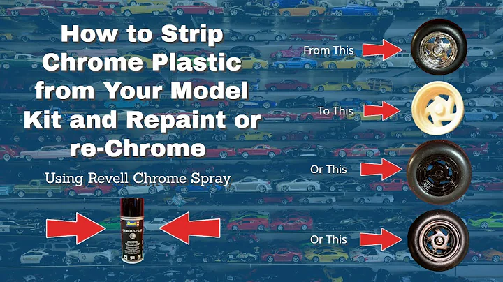 How to Strip Chrome Plastic from Your Model Kit and Re-paint or Re-chrome using Revell Chrome Spray