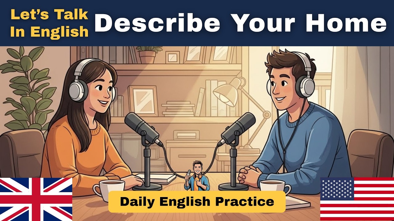 Describe Your Home in English | Daily English Practice | Mr. English Man