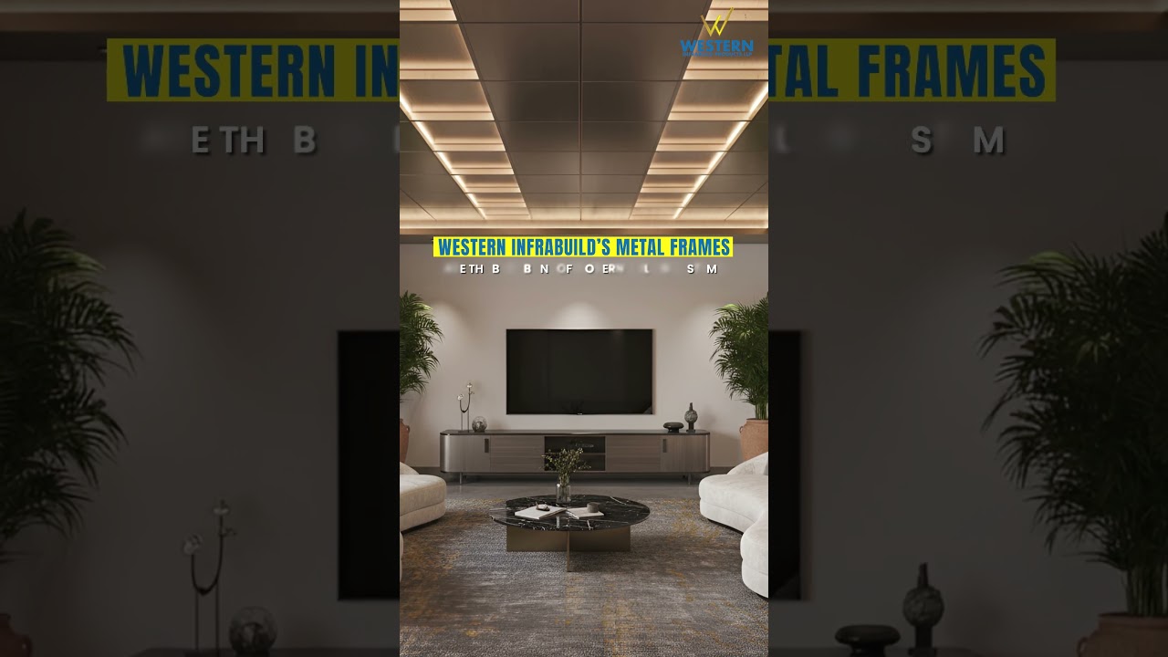 Western Infrabuild's Metal Frame for Strong Ceiling