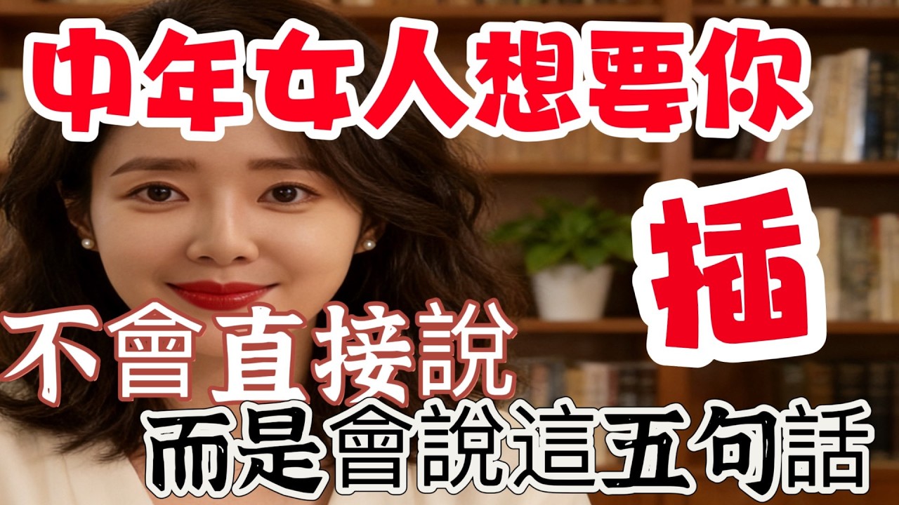 中年女人想要和你“發生關係”  不會直接說而是會給你說這五句話！ 男人一定要懂！#分享 #男女行動 #男女行動 #正能量 #大熱門 #感情 #happy婚