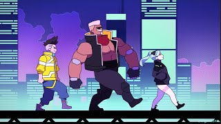 Cyberpunk Phonk Walk - Animation