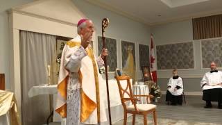 Bishop Williamson Confirmation Sermon November 5, 2014 St. Catharines ON, Canada