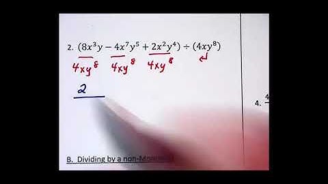 5.7a - Dividing Polynomials - Part 1