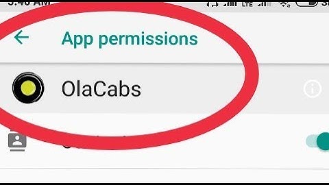 Fix Ola cabs Problem Solve || And All Permission Allow Ola Cabs in Xiaomi Redmi Note 5 Pro