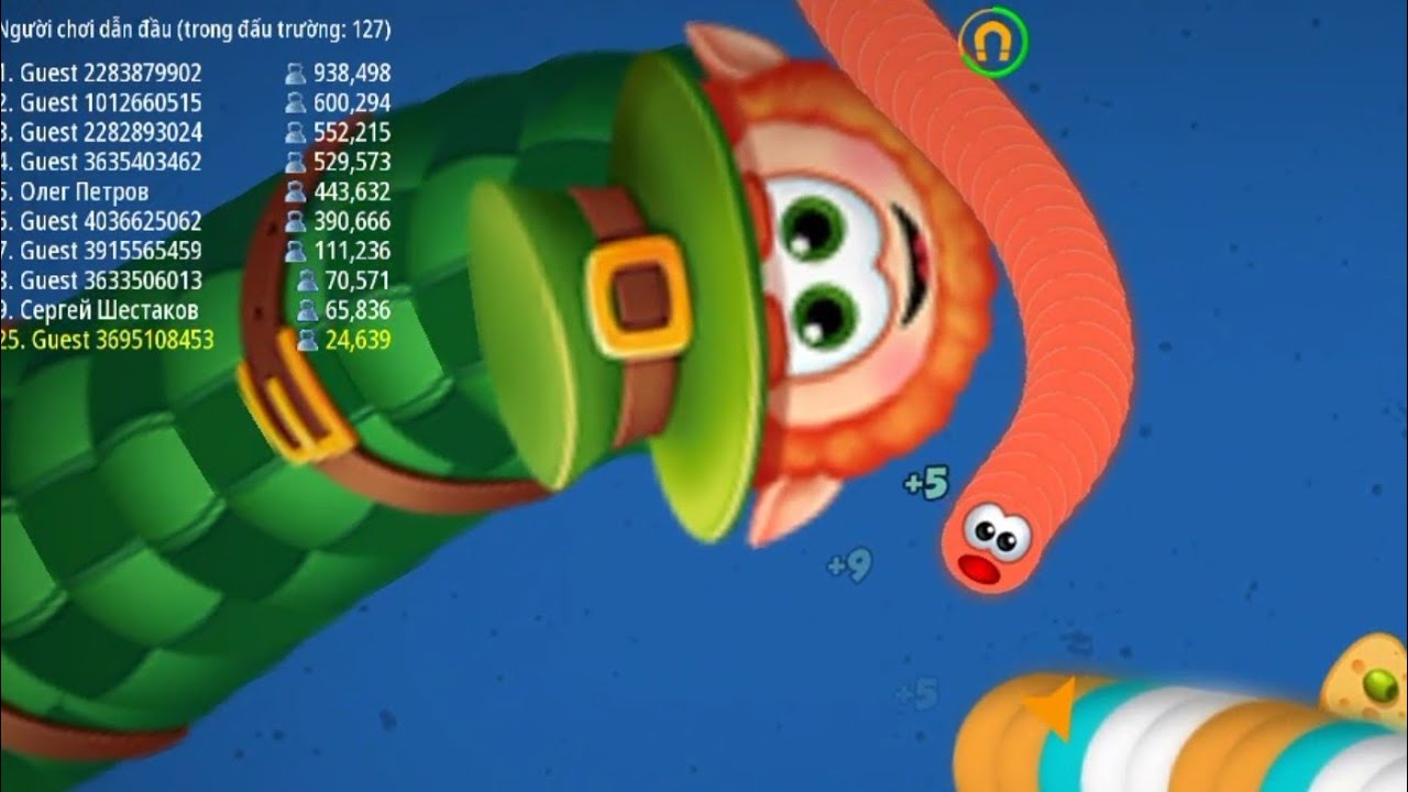 Vùng giun đất khổng lồ.game con rắn. Rắn săn mồi. Wormate zone io ...
