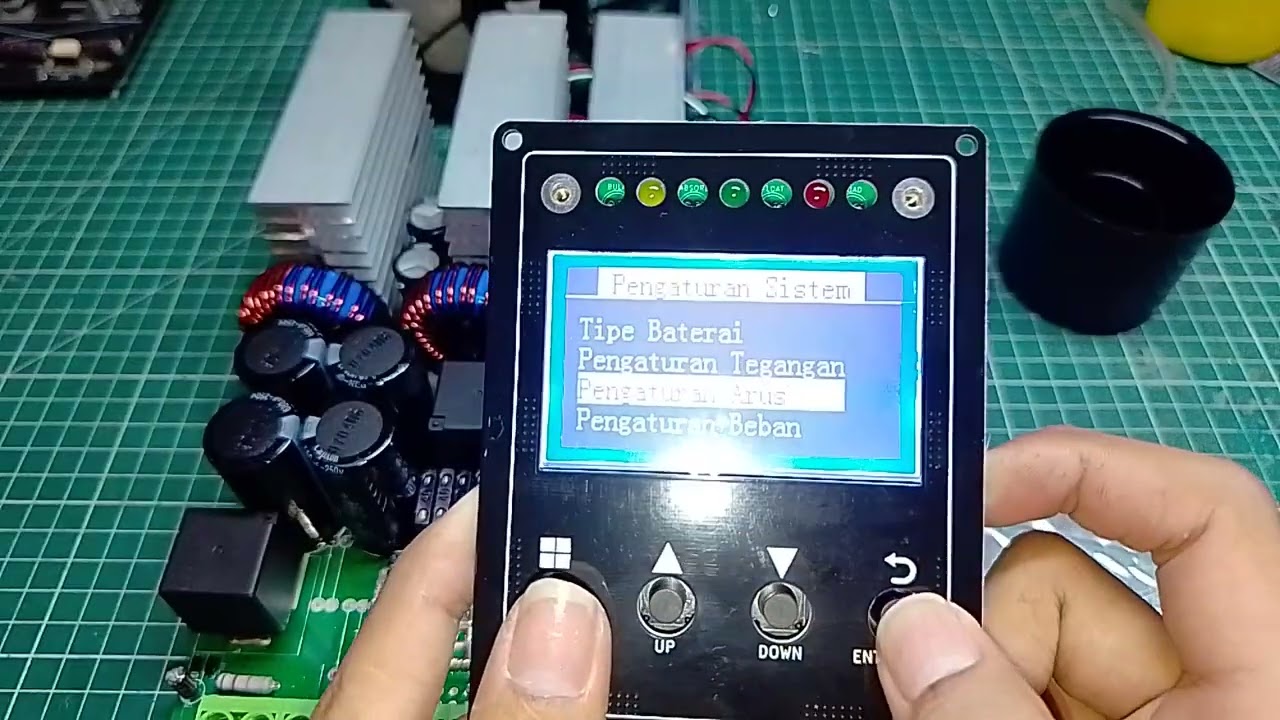 260308K4TE45F1 test uji kit MPPT Ratting 80A tanpa casing MPPT lokal siap pakai