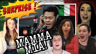 ITALIANS SURPRISED REACTIONS to Marcelito Pomoy sings The Prayer by Celine Dion & Andrea Bocelli