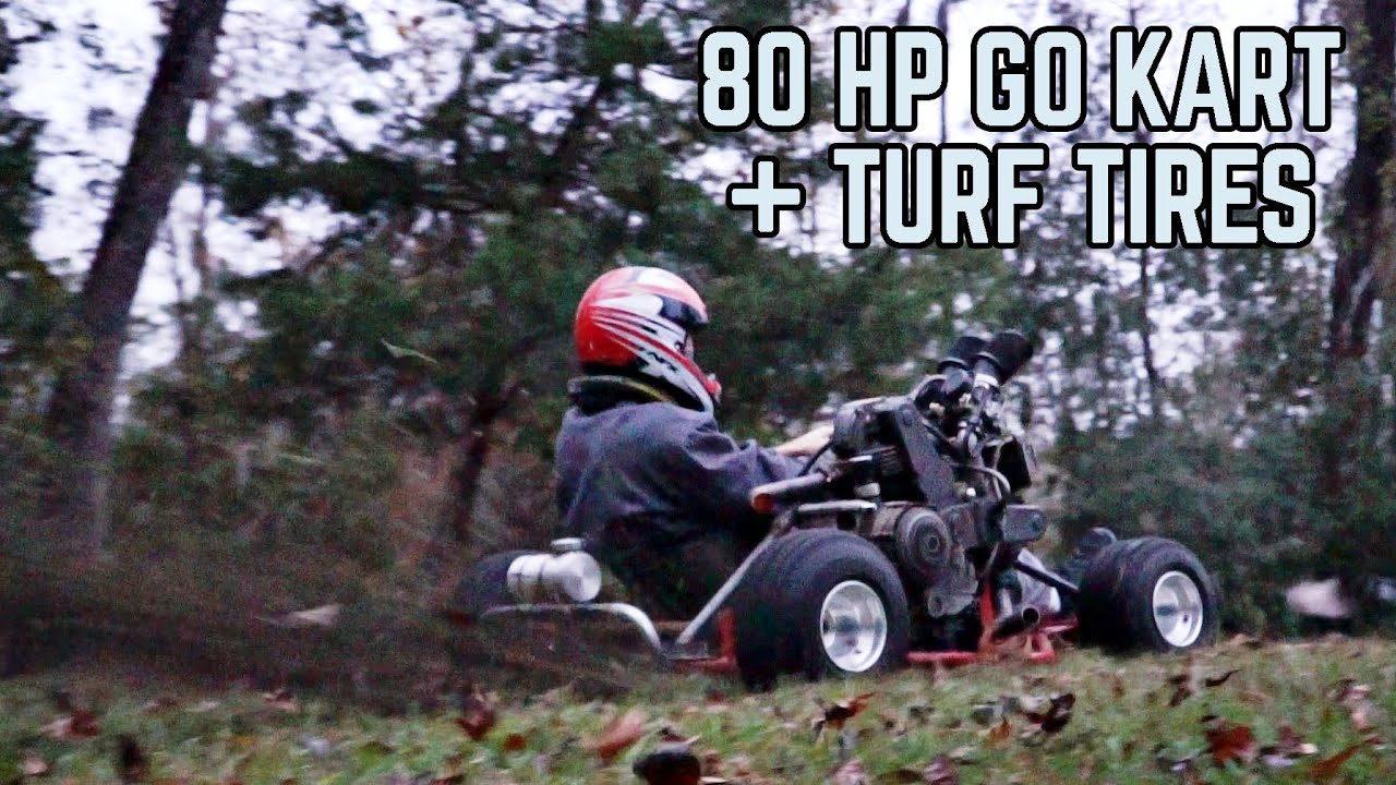 900cc Ducati Kart gets Off Road Tires! 30 FOOT ROOSTER TAILS!