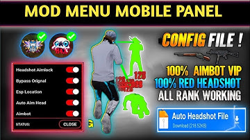 OB51 Update ⚡ Free Fire Max Panel Injector | Auto Headshot + Aimbot Hack | 100% Rank Working