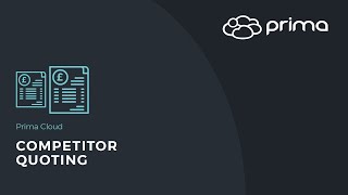 Competitor Quoting in Prima