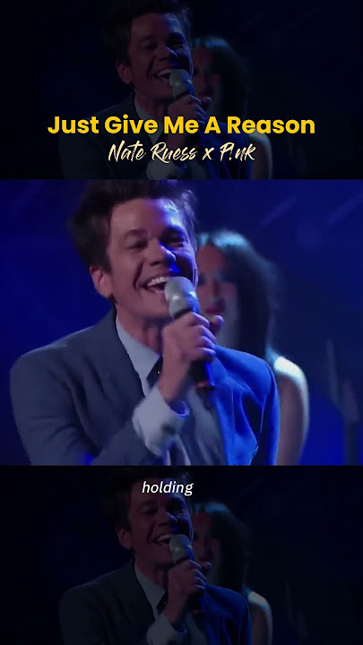 Just Give Me A Reason - Nate Ruess x P!nk #music #lyrics #pink