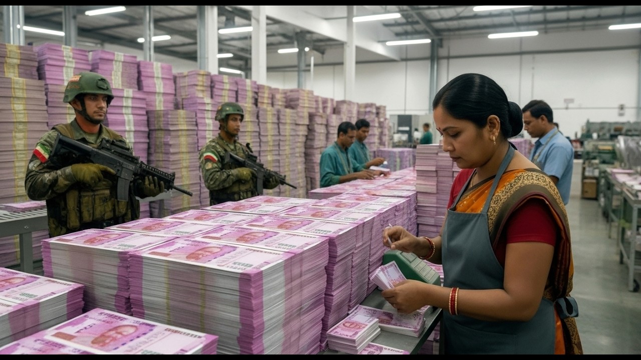 Inside India's Secret Money Factory How 17 Languages Are Printed on Every Rupee Note!